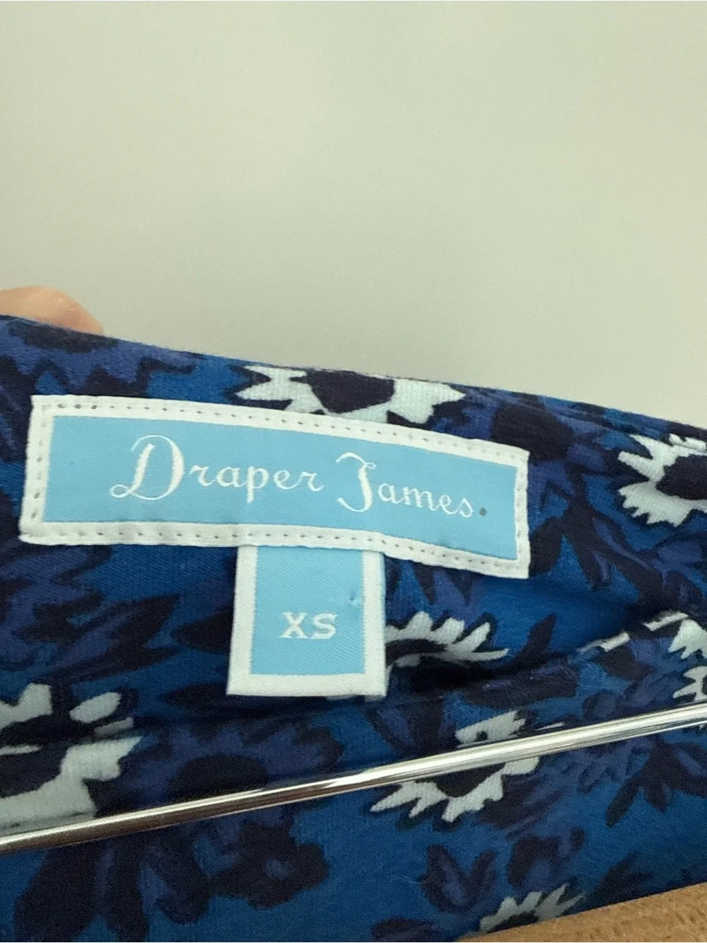NEW Draper James Royal Blue Floral Skater Skirt